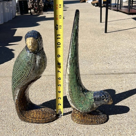 BEAUTIFUL mirror mosaic birds set - Picture 6 of 12